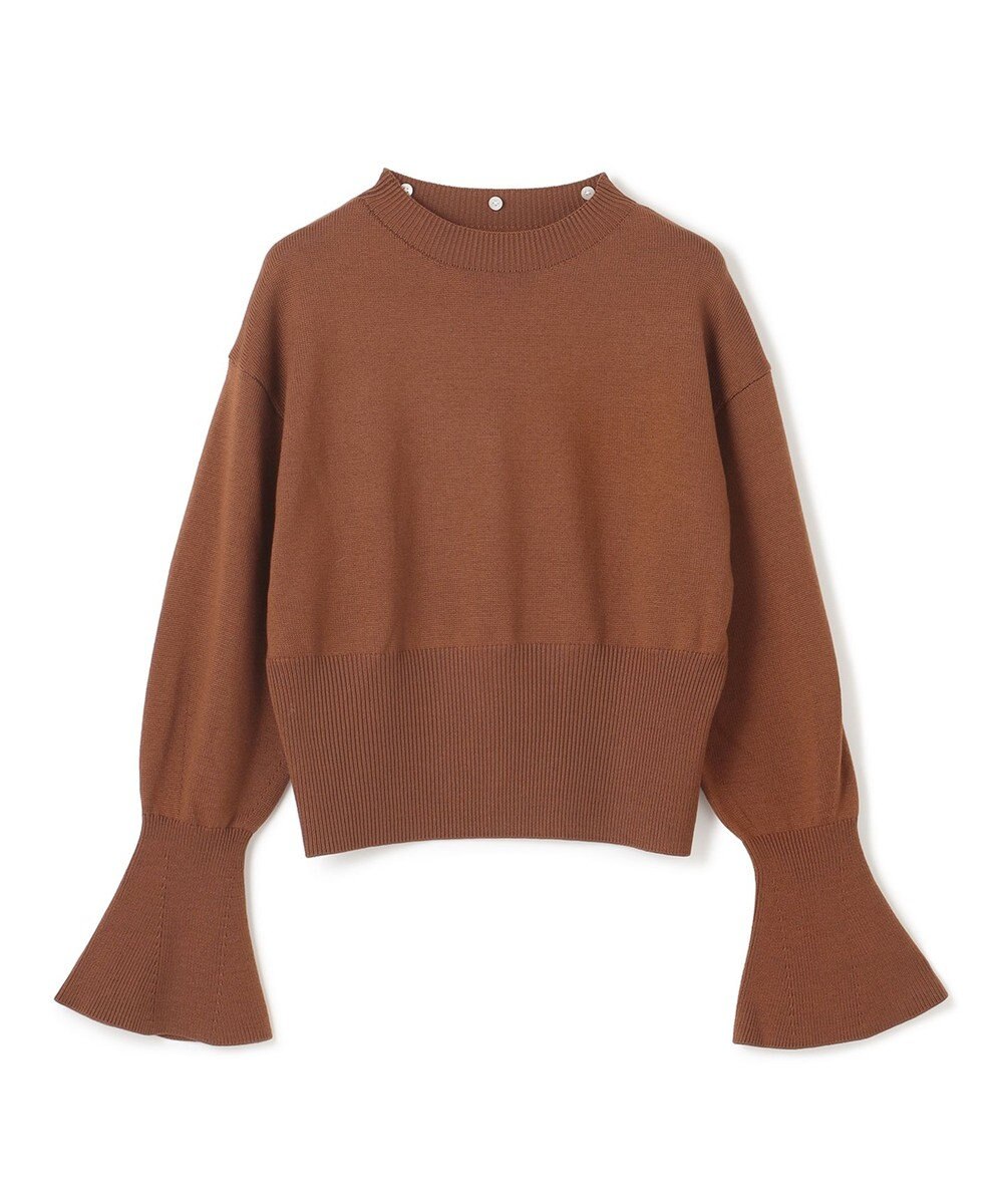 BEIGE， 【WEB限定】AMBRE / シャツカラー付きニット 