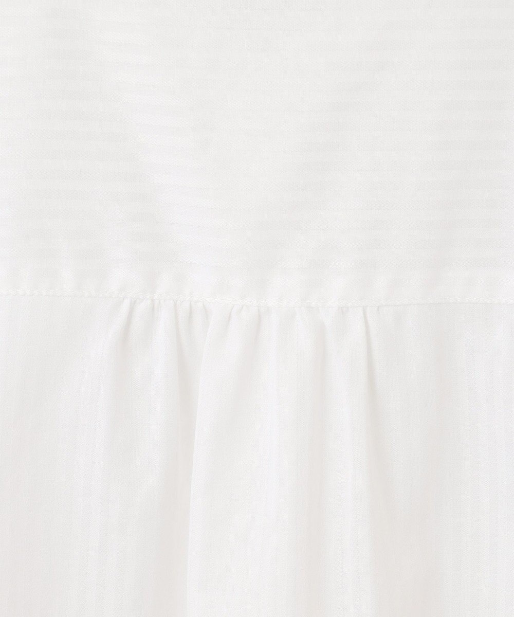 J.PRESS LADIES S 【洗える】ボイルEASYCARE バンドカラー ブラウス 