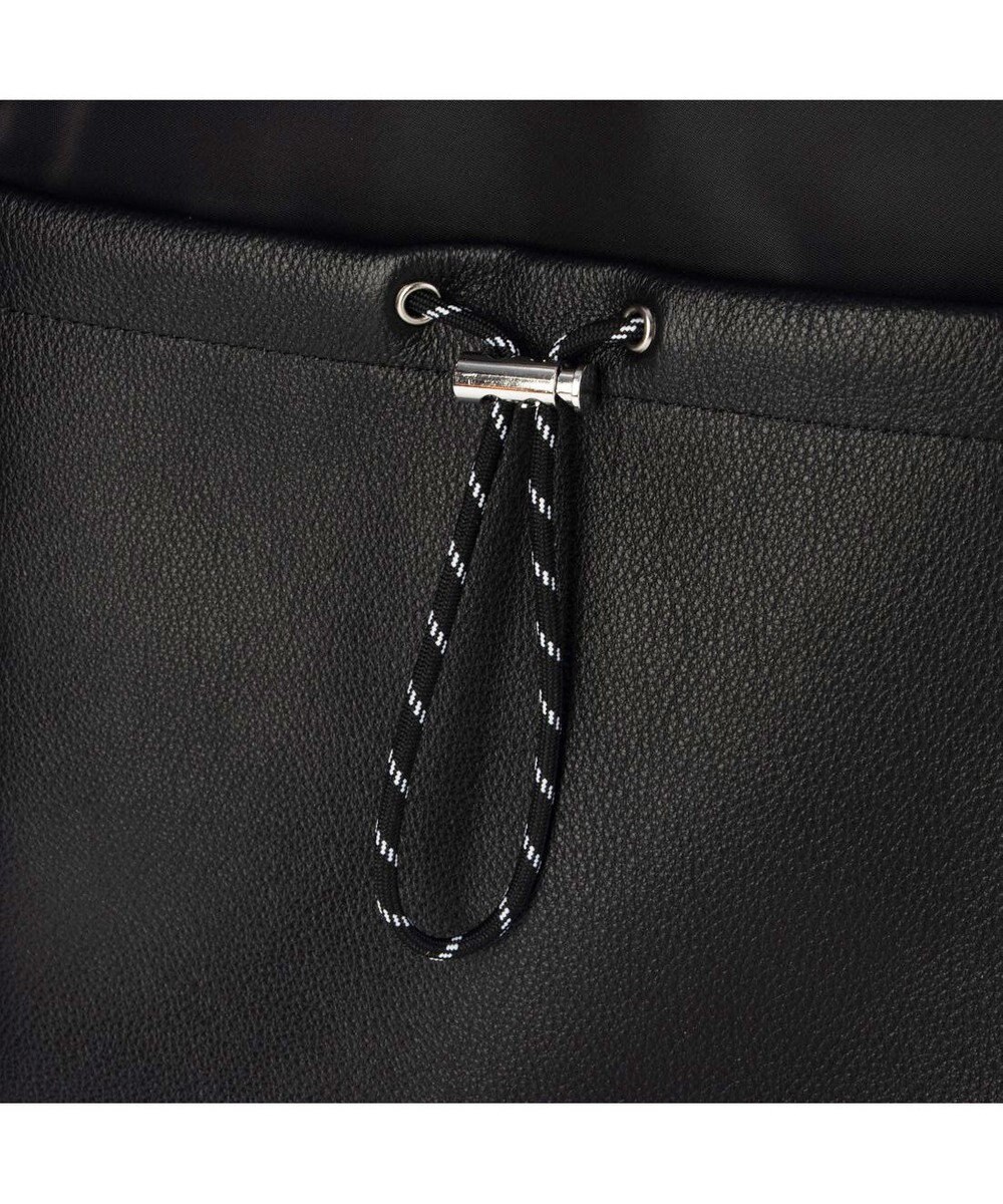 UNBILLION ペルケ perche / ナイロン×牛革ドローコード2wayナップサック 