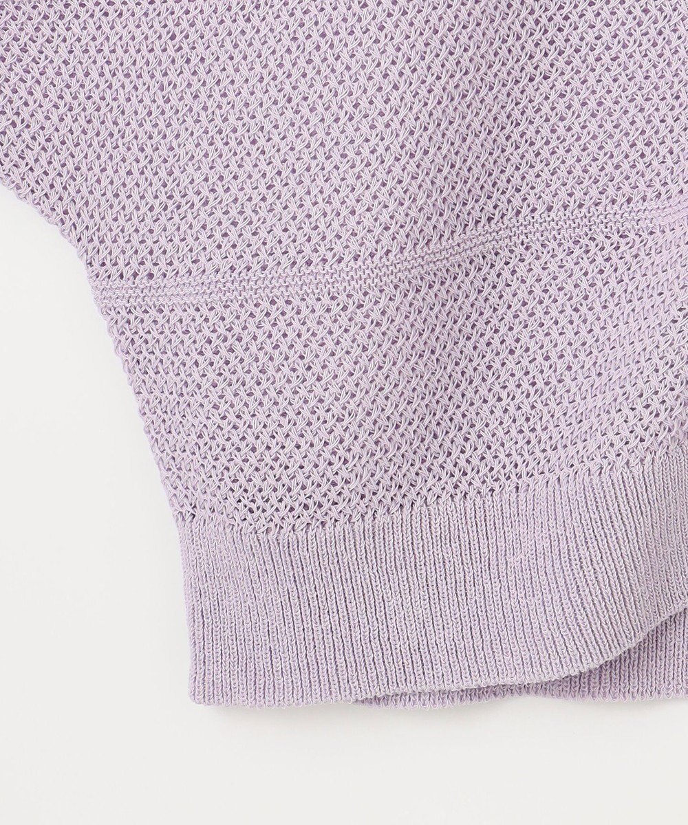 J.PRESS LADIES L 【洗える】PATTERN MESH ドルマンスリーブ カーディガン 