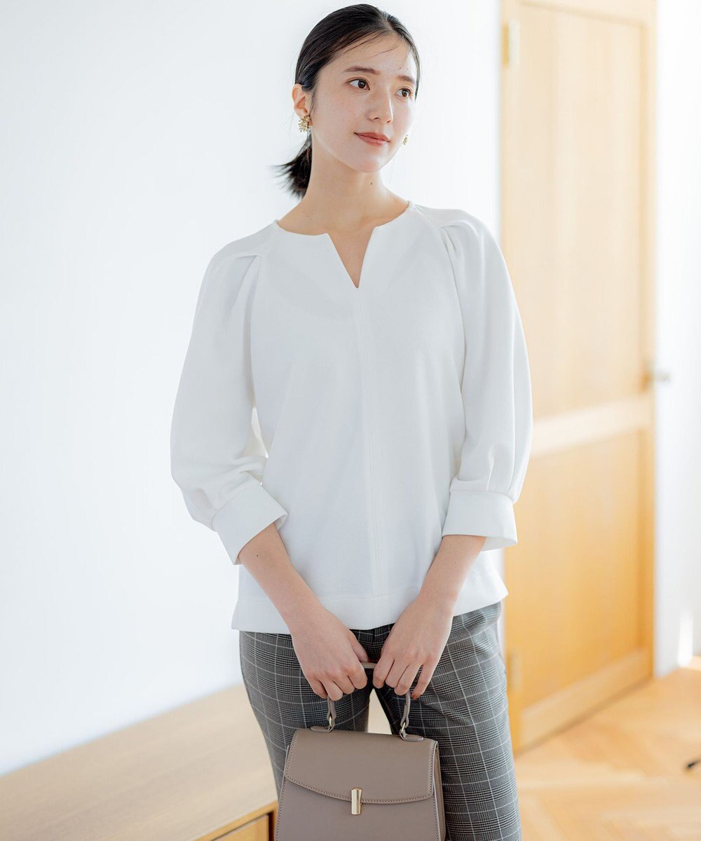 組曲 L タックスリーブカルゼ カットソー 