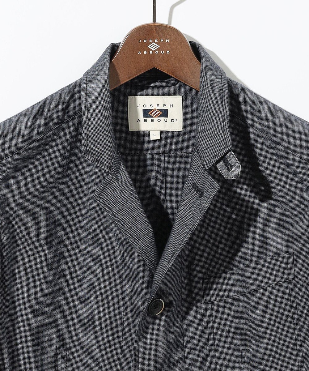 JOSEPH ABBOUD 夏ブルゾン【JAPANファブリック/清涼/軽量】ダブルワッシャーストレッチ ブルゾン 