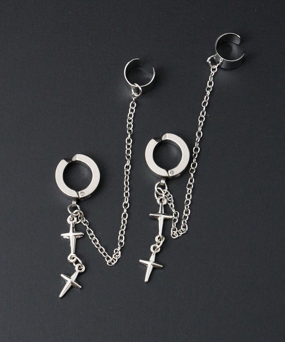 WEGO Ｍカフデザインイヤリング 