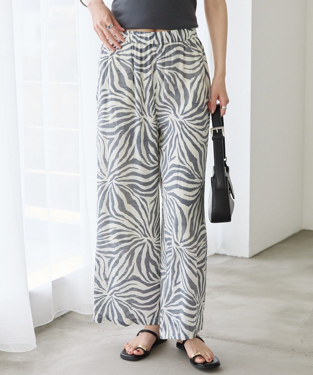 AMERICAN HOLIC ボーホー柄プリントワイドパンツ 