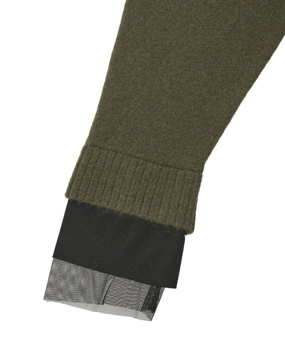 YECCA VECCA 袖レイヤードソフトニット 