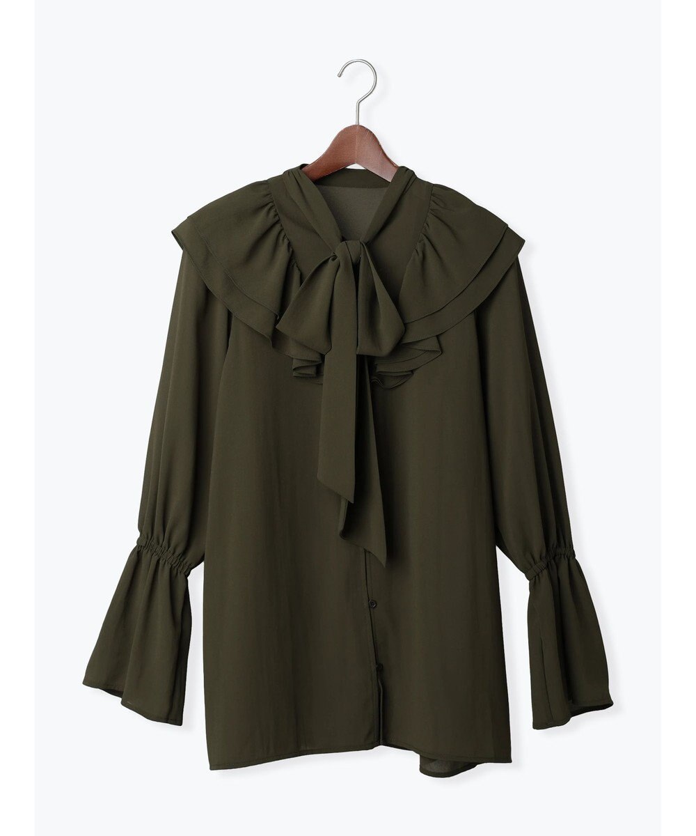 Te chichi ボウタイチュニックフリルブラウス《2025Autumn catalog vol.2 item》 