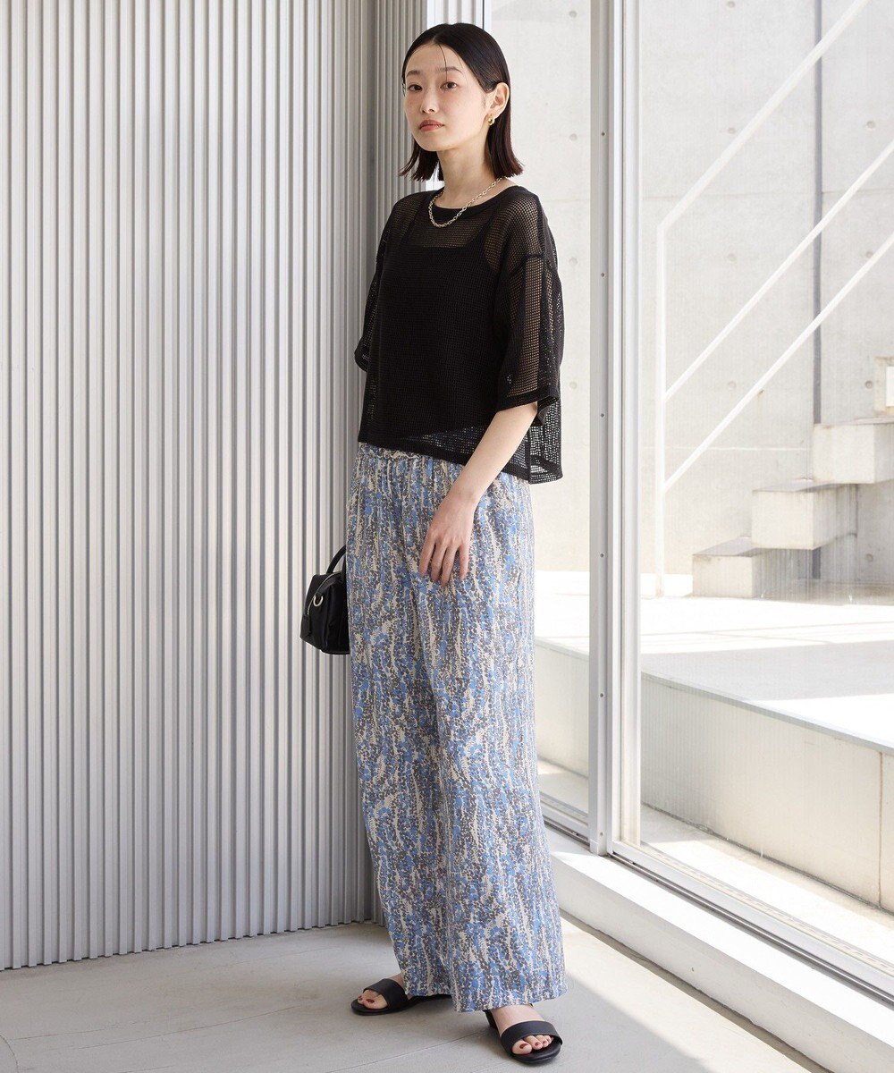 AMERICAN HOLIC ボーホー柄プリントワイドパンツ 