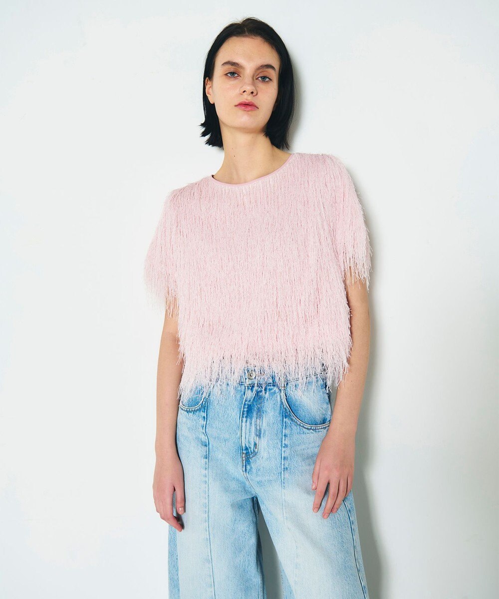 GRACE CONTINENTAL フリンジトップ 