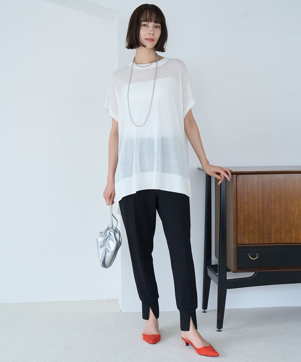 UNFILO フロスティコットン オーバーニット 