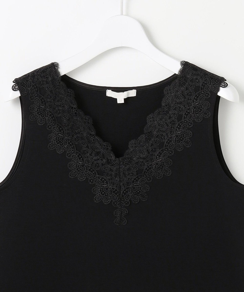 自由区 L コンパクトハイゲージレース タンクトップ 