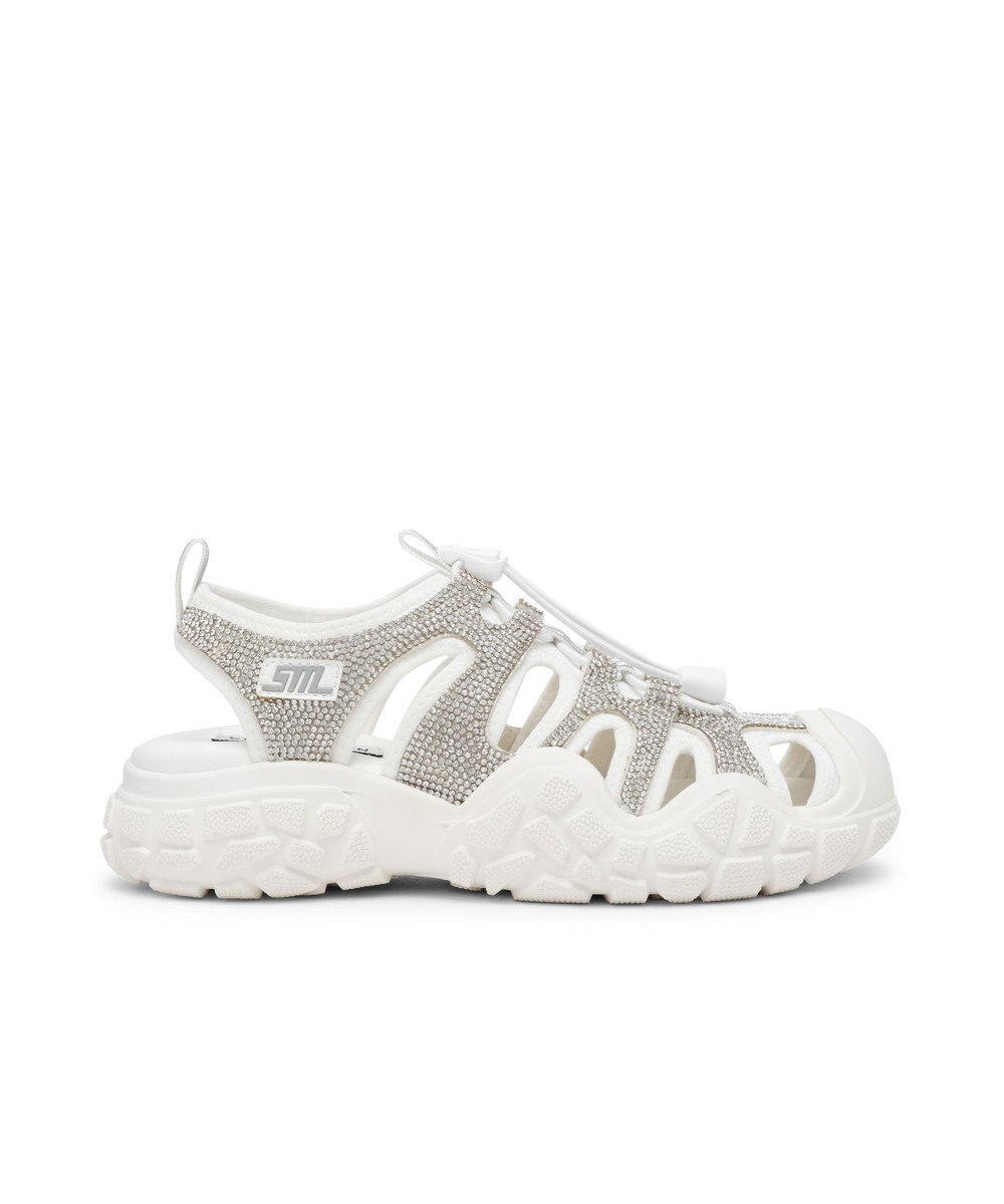 STEVE MADDEN MIDNITE ラインストーンスポーツサンダル 