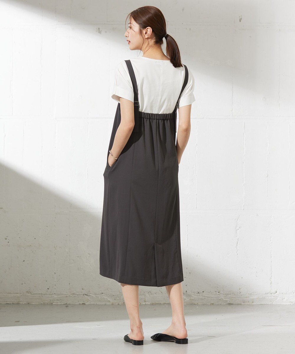 J.PRESS LADIES L 【WEB限定カラーあり・洗える】Lightジョーゼット キャミ ワンピース 