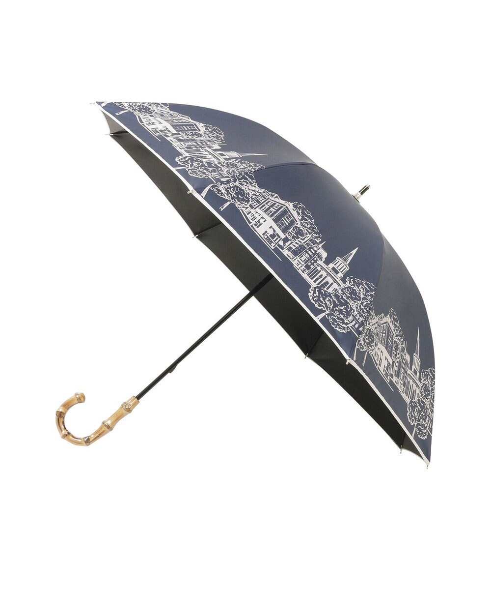 MOONBAT 【遮光100%】SOLFEGE MODE  晴雨兼用 長傘 日傘 街並プリント 