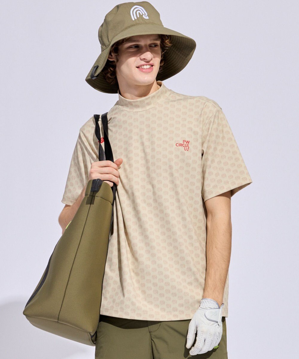 PW CIRCULUS 【MEN】エレファント ドットモックネック ゴルフ 