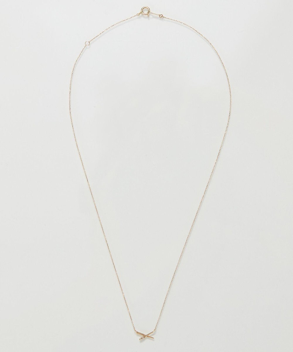 Phoebe 【K10】プレシャスクロスダイヤモンドネックレス/全長:40cm 