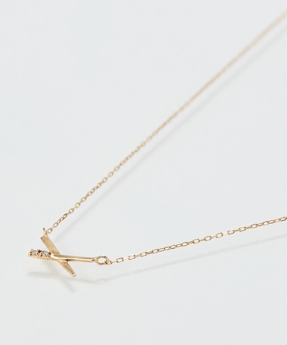 Phoebe 【K10】プレシャスクロスダイヤモンドネックレス/全長:40cm 