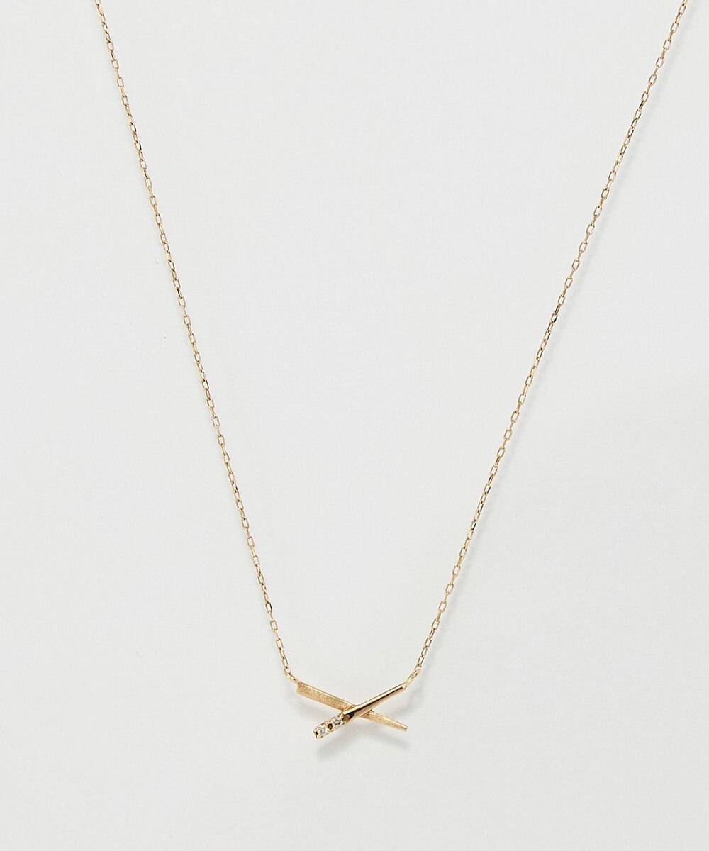 Phoebe 【K10】プレシャスクロスダイヤモンドネックレス/全長:40cm 