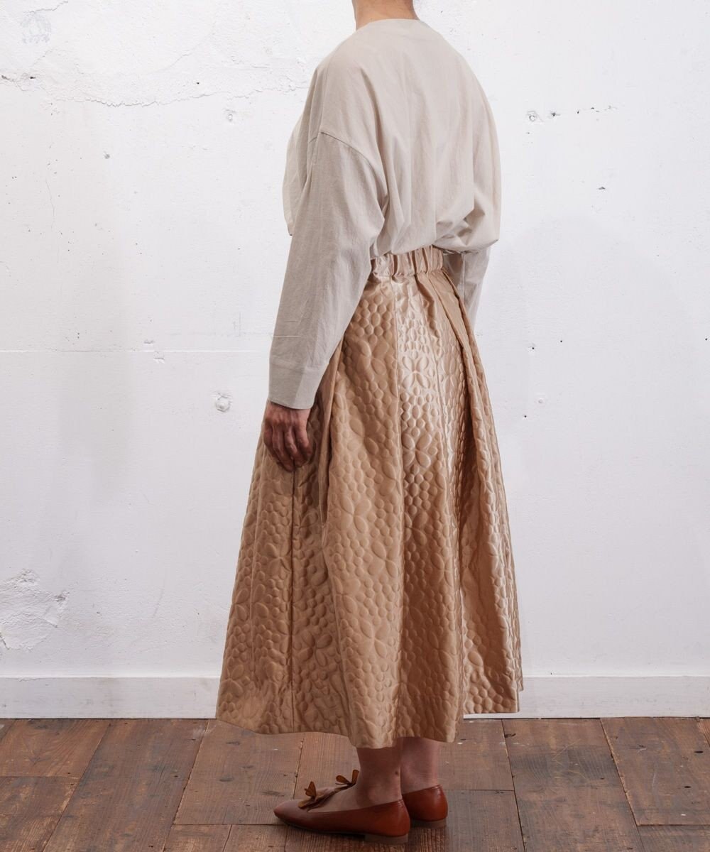 muuc 【土の凹凸を表現したナイロン素材】テレイン スカート 