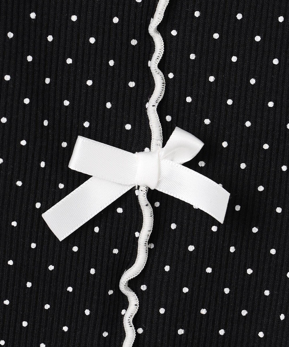 ANY KIDS 【一部店舗/WEB先行販売アイテム】ドット×リボン 半袖Tシャツ 