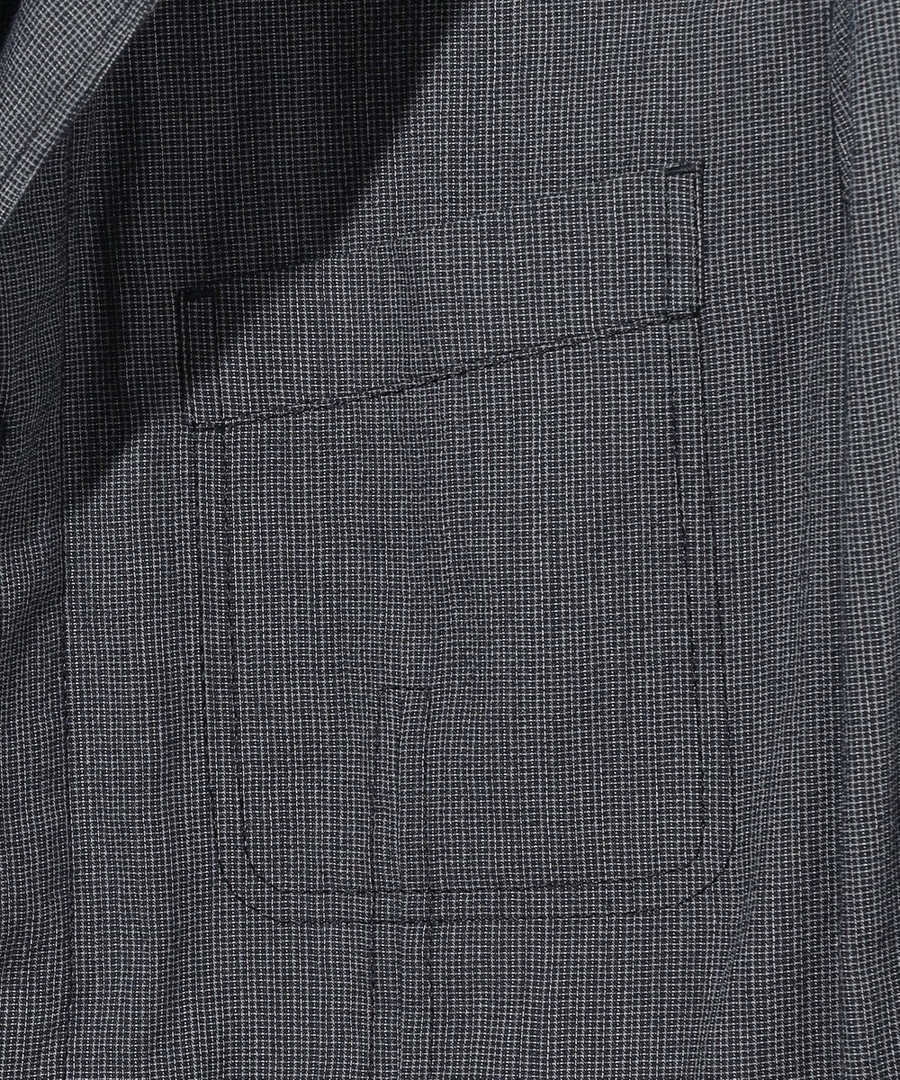 JOSEPH ABBOUD 夏ブルゾン【JAPANファブリック/清涼/軽量】ダブルワッシャーストレッチ ブルゾン 