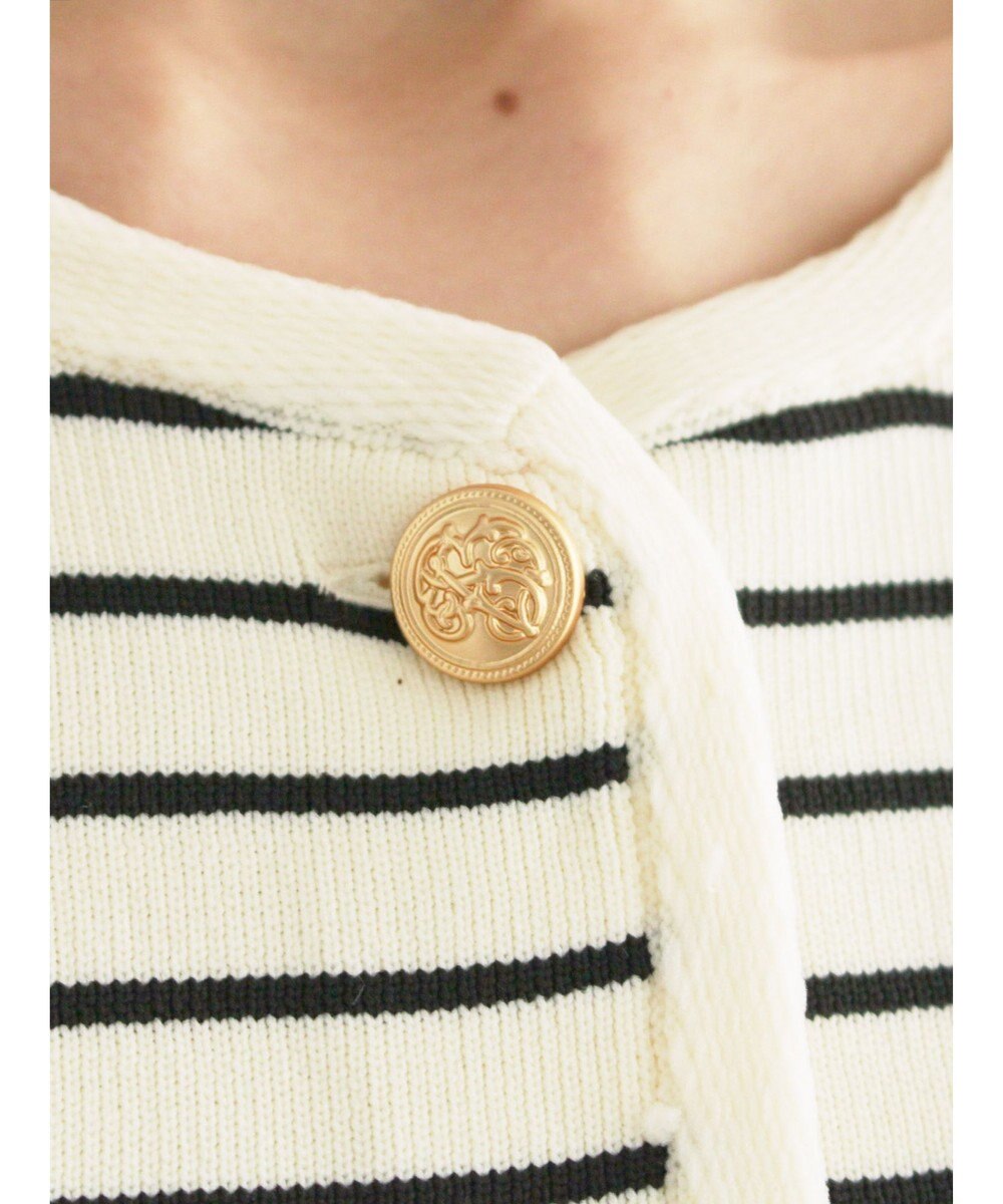 Te chichi レタードポケットジャケットカーディガン 