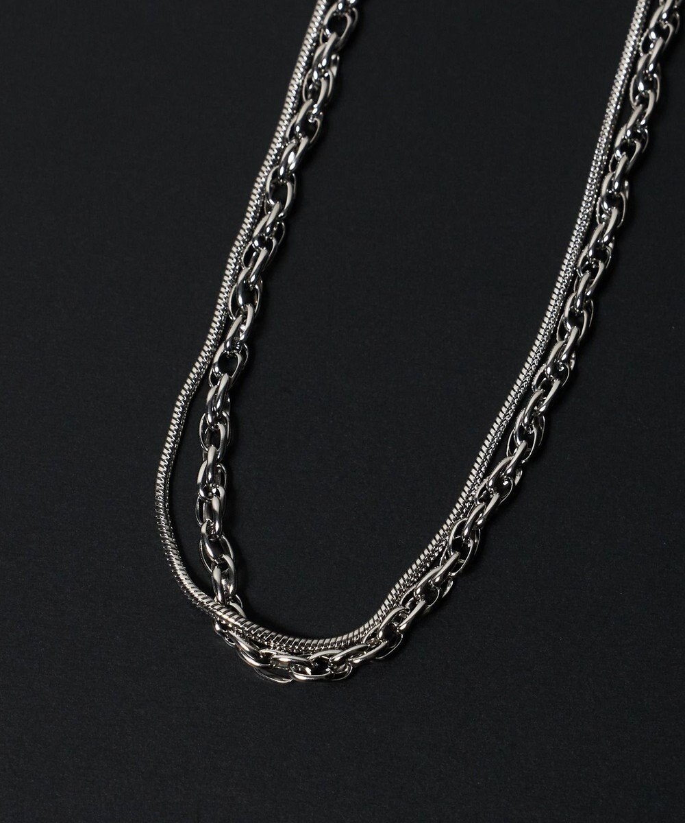 WEGO M2連チェーンネックレス 
