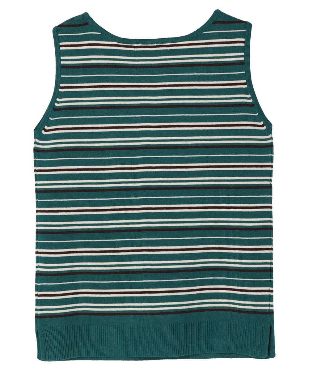 Green Parks スクエアネックニットタンクトップ 