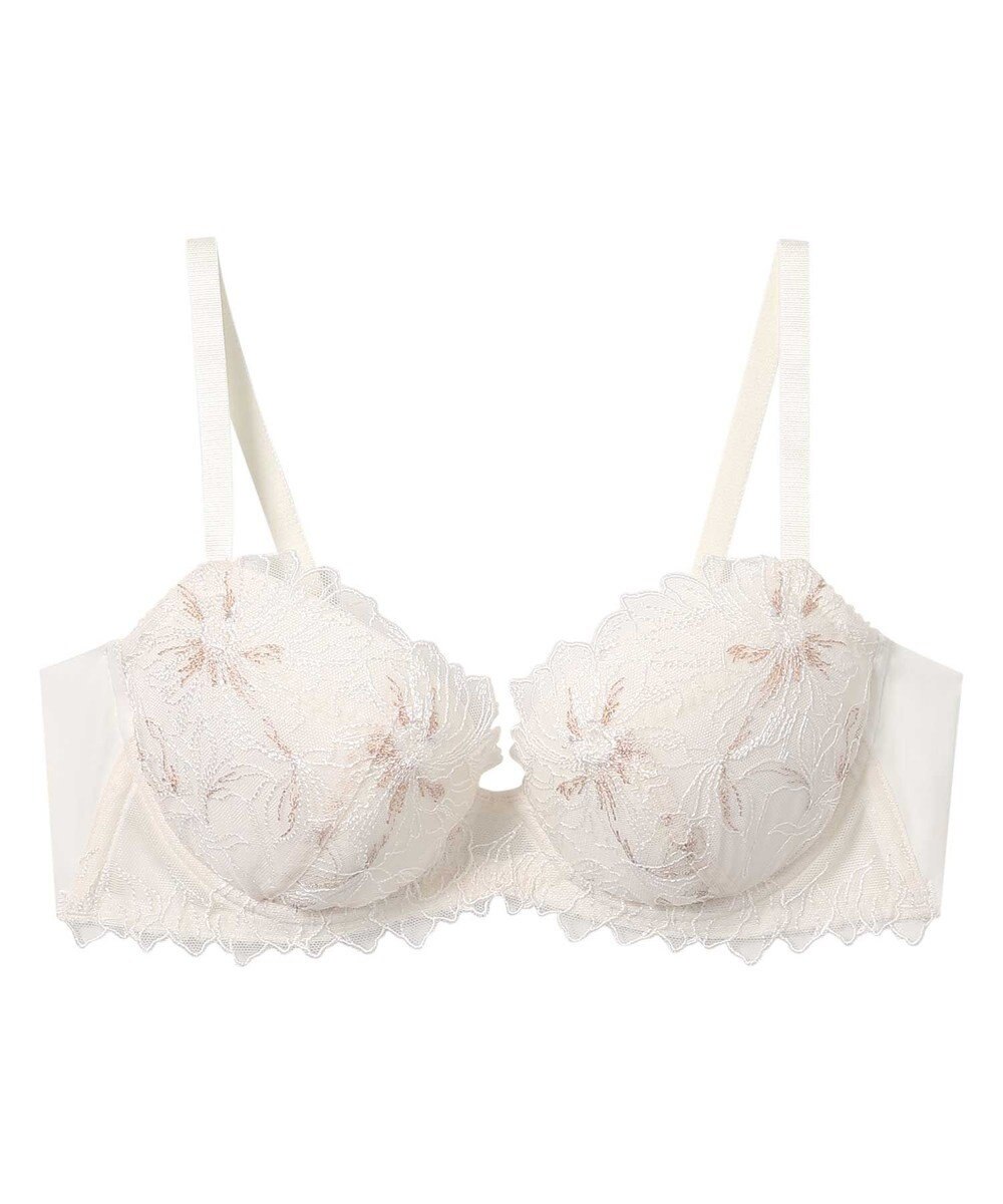 AMPHI ブラジャー ふっくらまる胸キープ 脇高設計 背中をスムージング 【Hold Day Bra ホールドデイブラ】 ブラ BBJ304 アンフィ／ワコール 