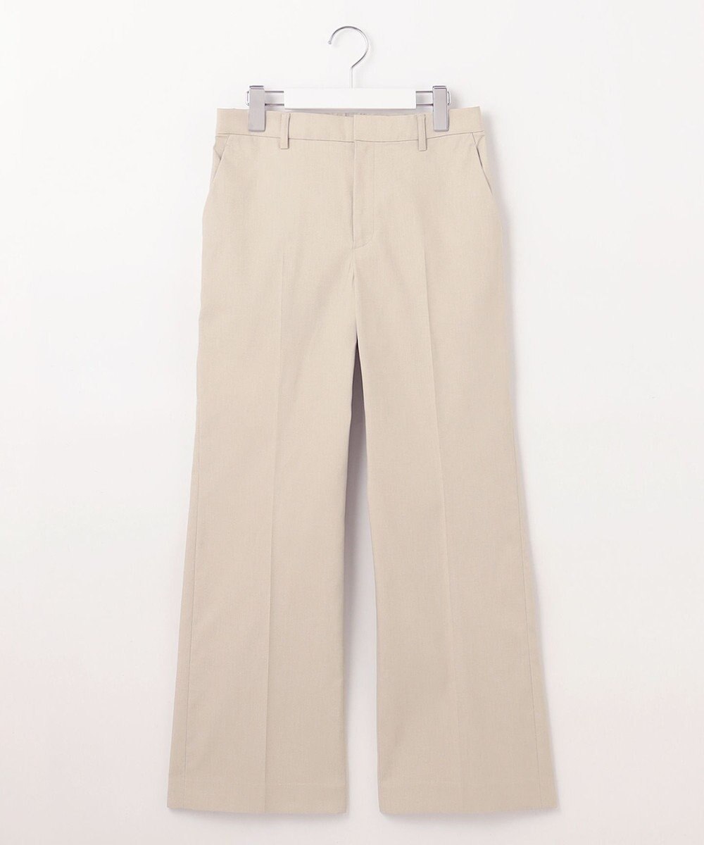 自由区 【接触冷感・UVカット・吸水速乾・洗える】シェルタリングオックスストレート パンツ 