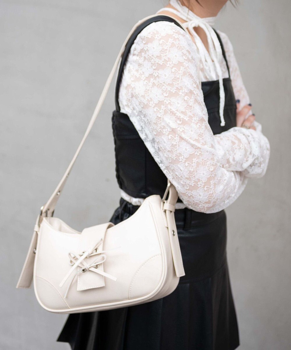 WEGO マルチWAYハーフムーンベルトバッグ 