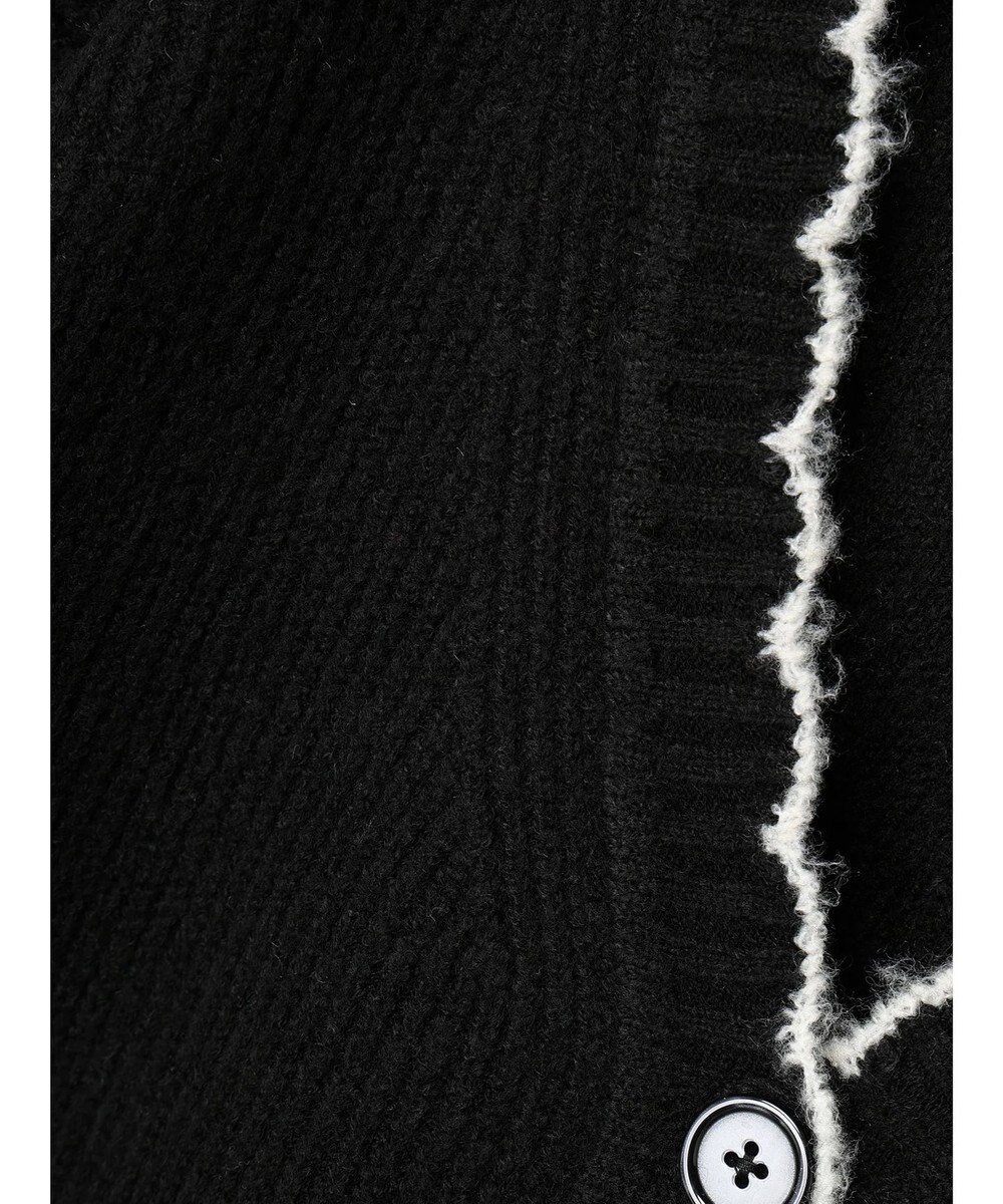 earth music&ecology スカラップニットカーディガン 