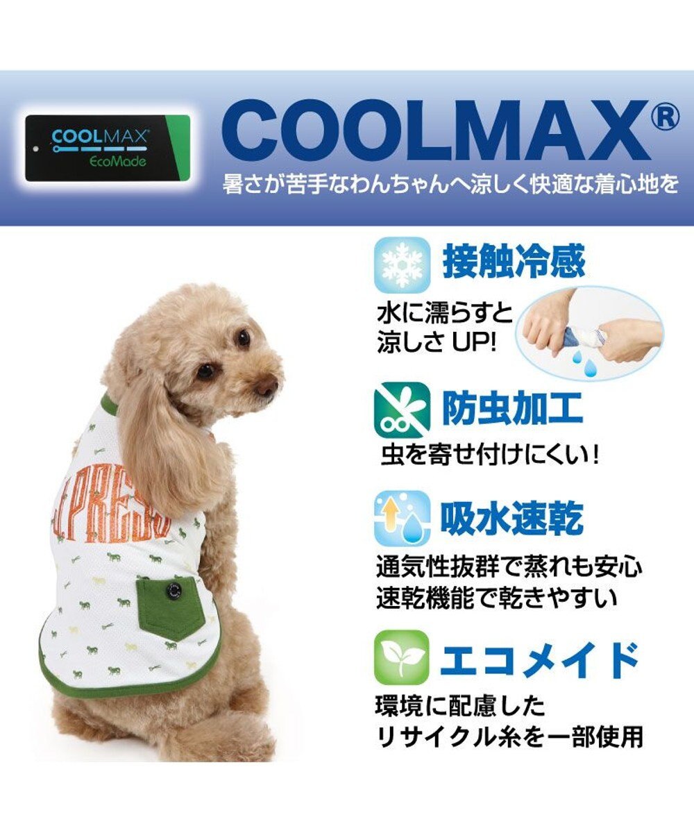 PET PARADISE J.PRESS エコメイド タンクトップ 《羊柄 グリーン》 小型犬 