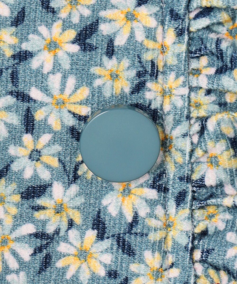 組曲 KIDS 【110-140㎝】モノトーンフラワーコーデュロイ キュロット 