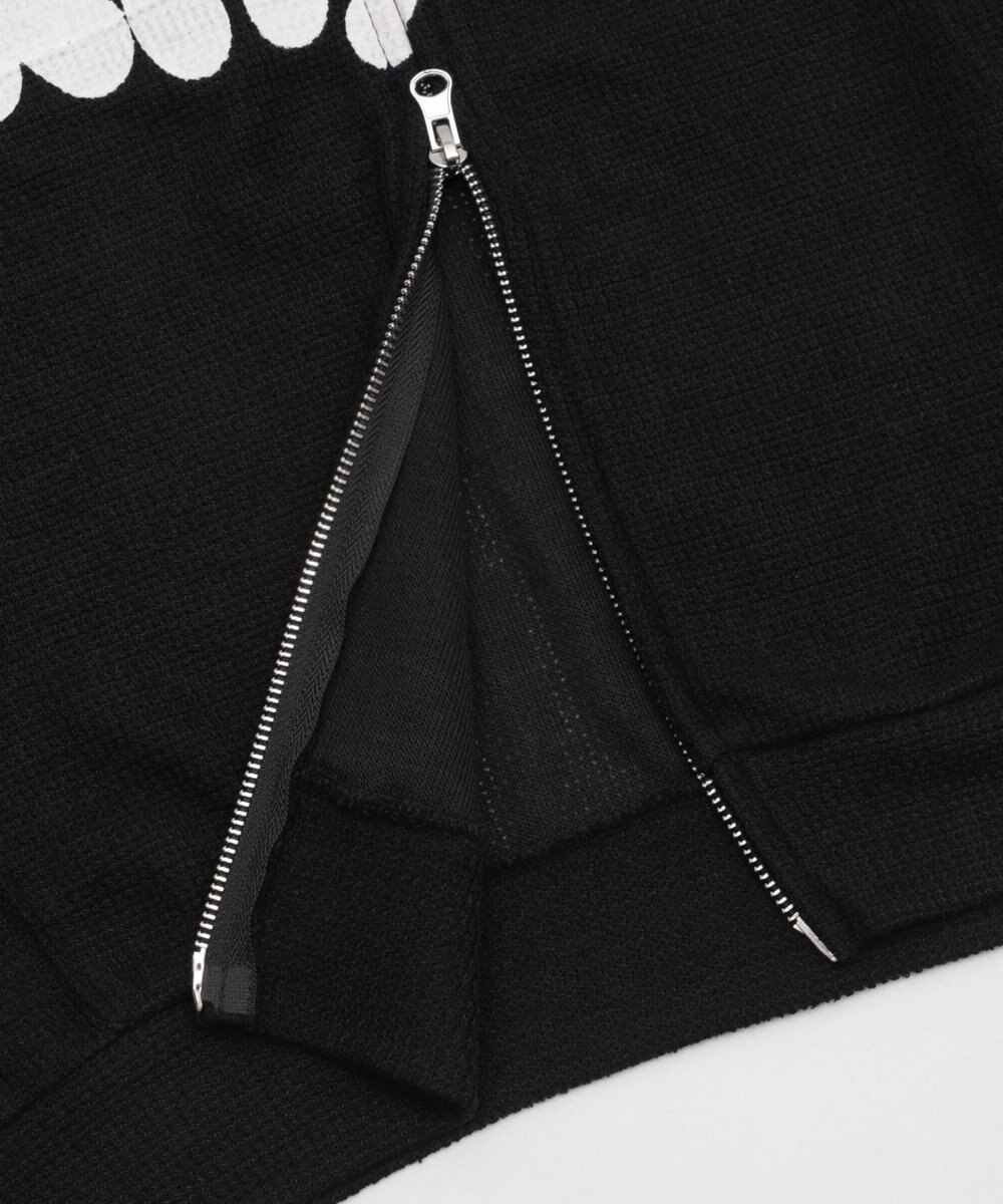 WEGO 【ユニセックス着用ITEM/MLサイズ展開】メッシュロゴジップパーカー 