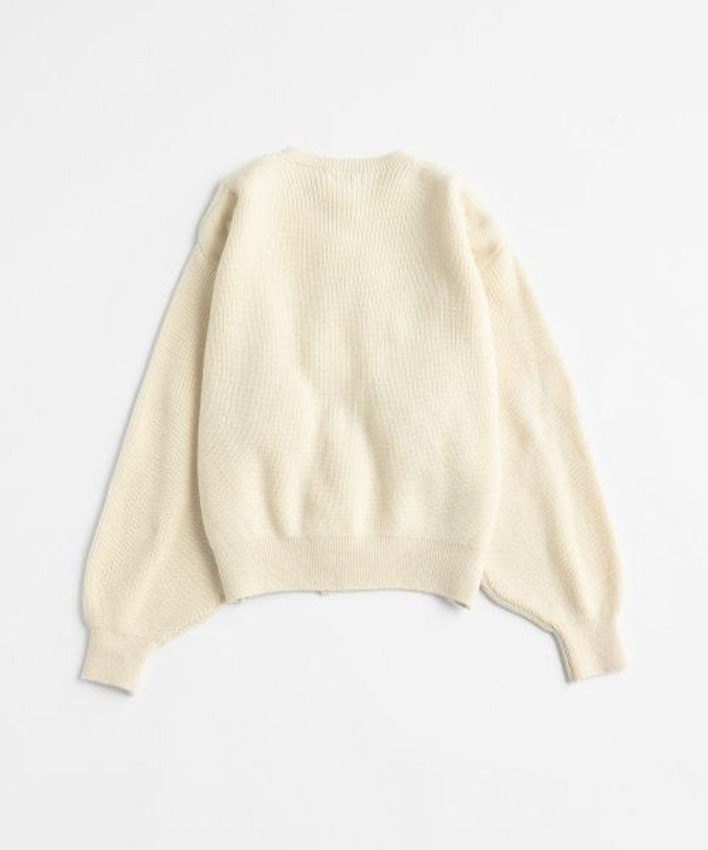 LENO CREW NECK CARDIGAN クルーネックカーディガン 