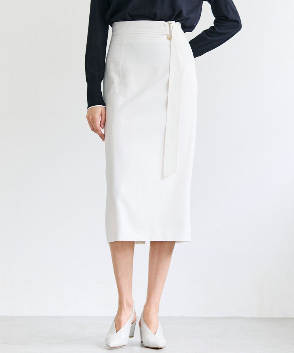 BEIGE， 【セットアップ対応】SPHENE / スクエアDカンIラインスカート 