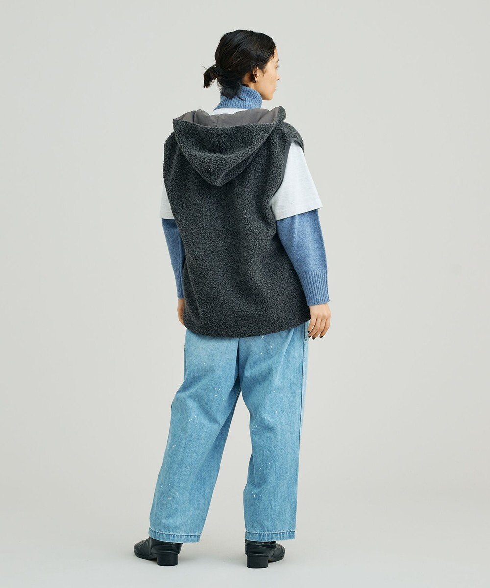 J.PRESS YORK STREET 【UNISEX】リバーシブル ボアベスト 