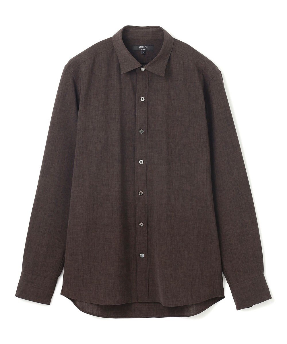 JOSEPH HOMME 新素材【シワになりにくい】テクノボイルストレッチ レギュラーカラーシャツ 