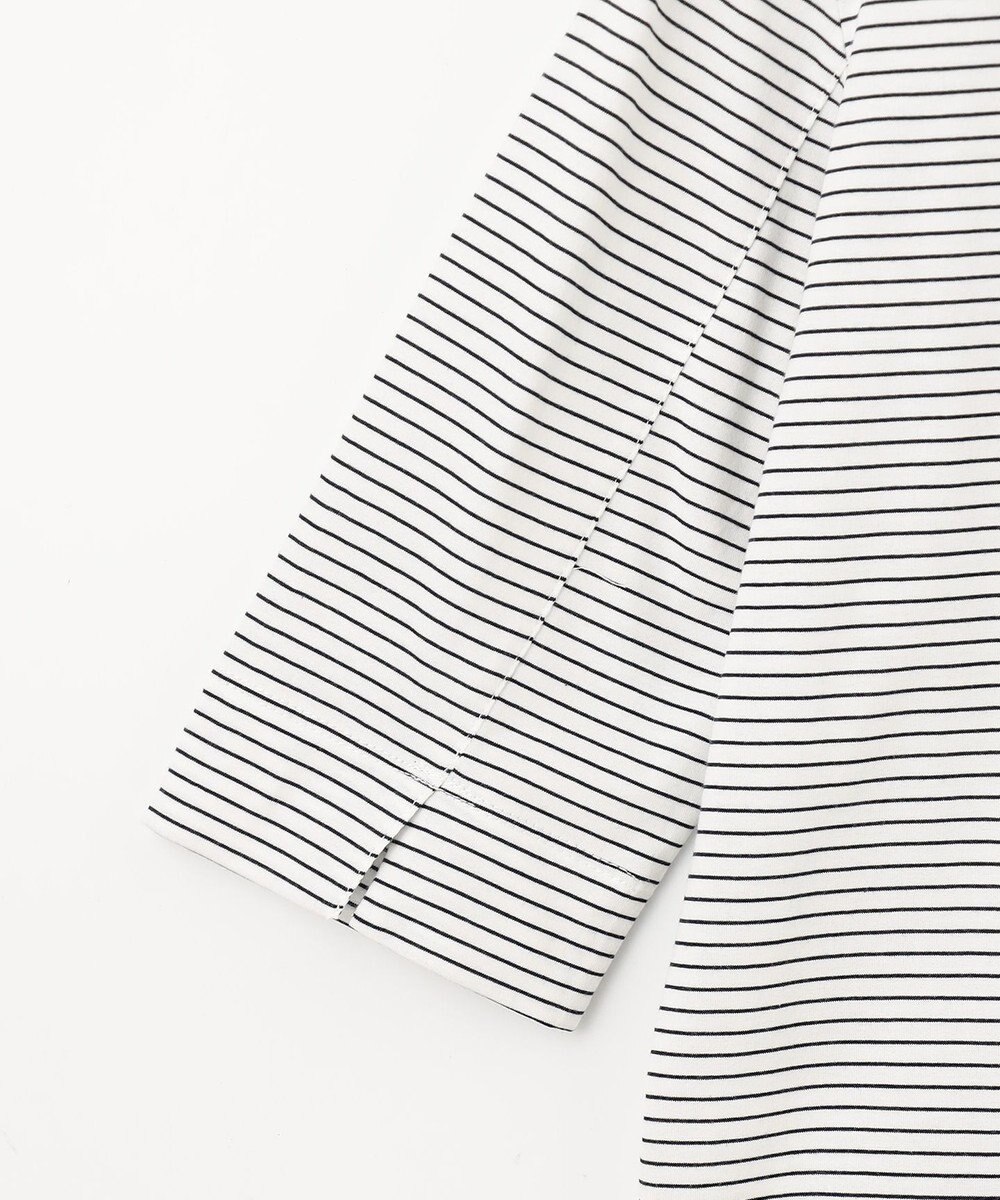 J.PRESS LADIES L スムースジャージー ボーダー カットソー 