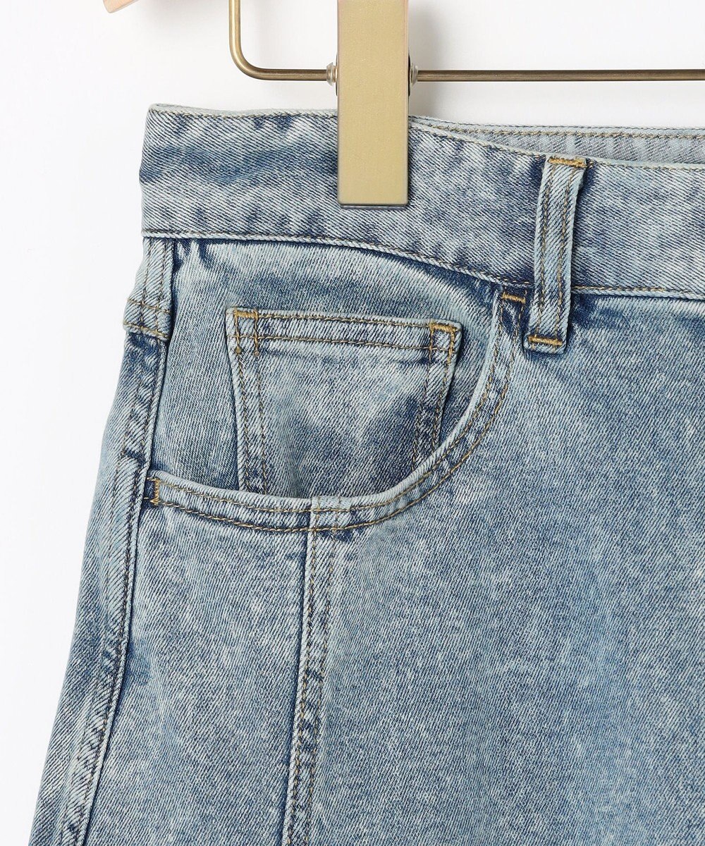 組曲 L 【加藤ローサさん着用】ライトデニムカーブパンツ 