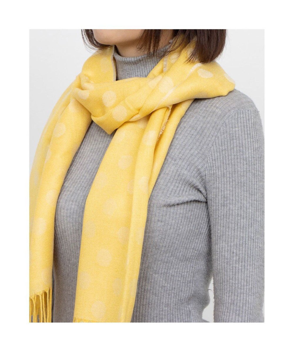 UNBILLION カシュネ cache nez / ドット柄ジャカードストール 