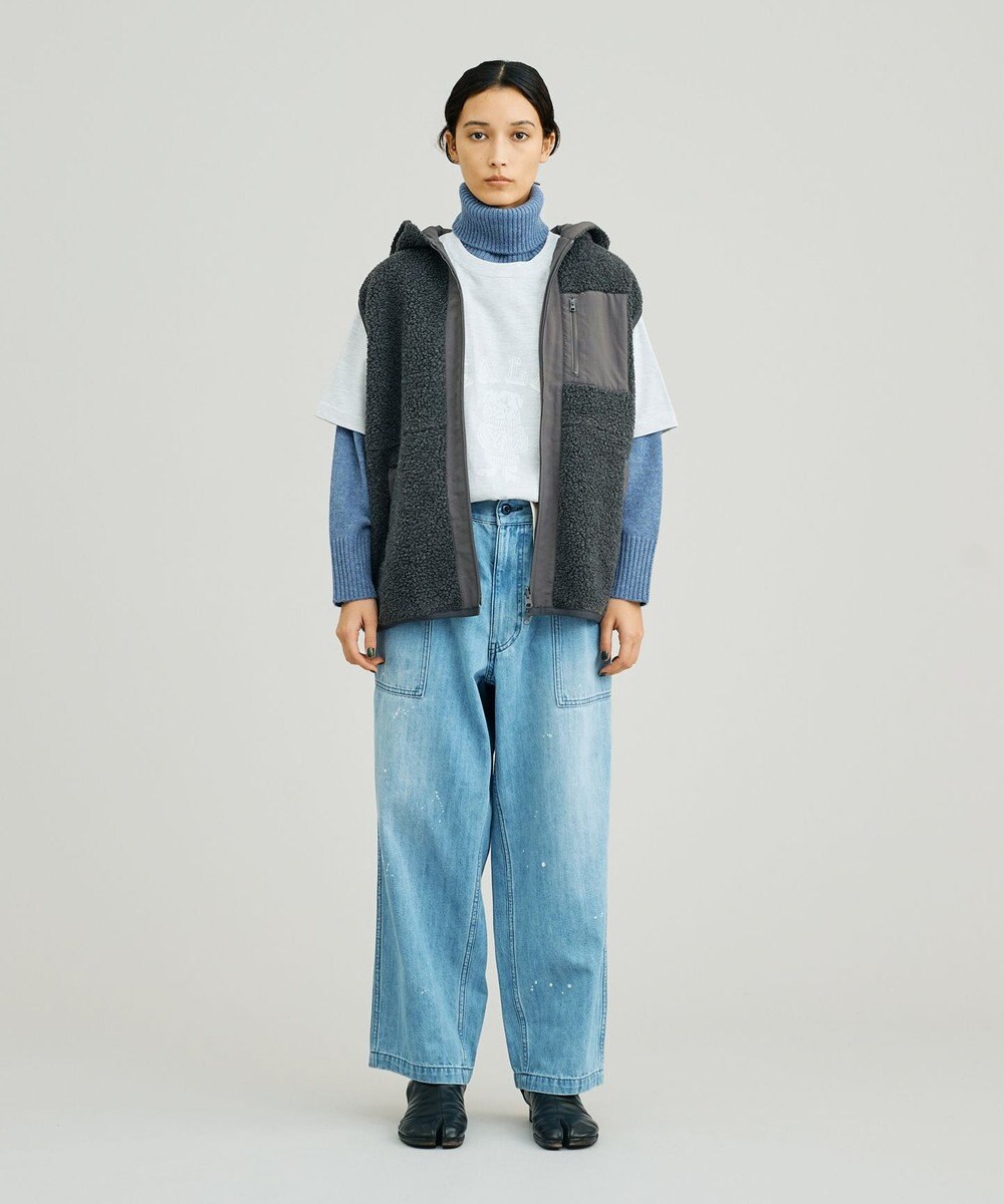 J.PRESS YORK STREET 【UNISEX】リバーシブル ボアベスト 