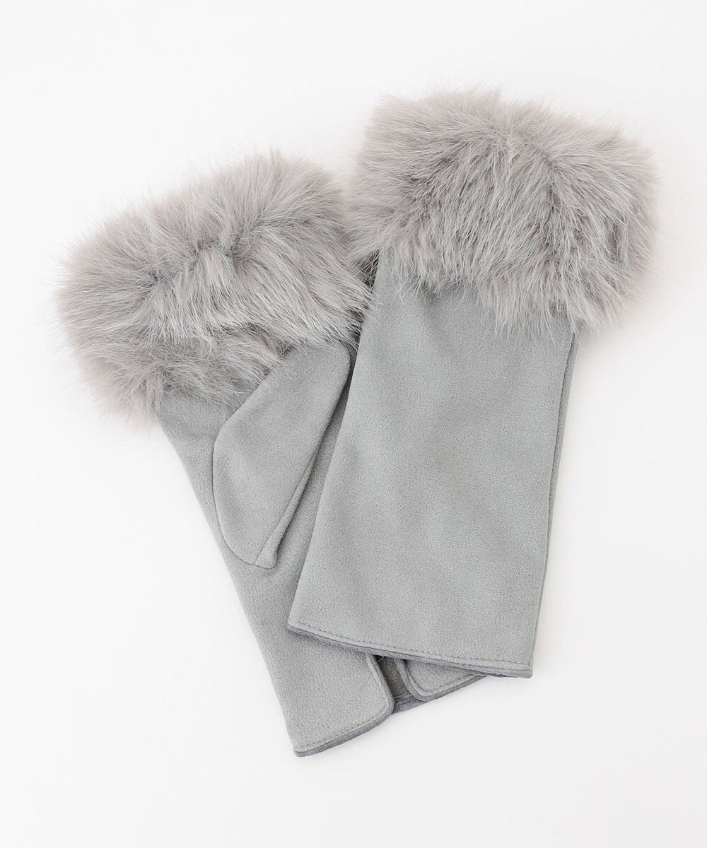 TOCCA 【百田夏菜子さん着用】FAKE SUEDE FUR HANDWARMER 手袋 