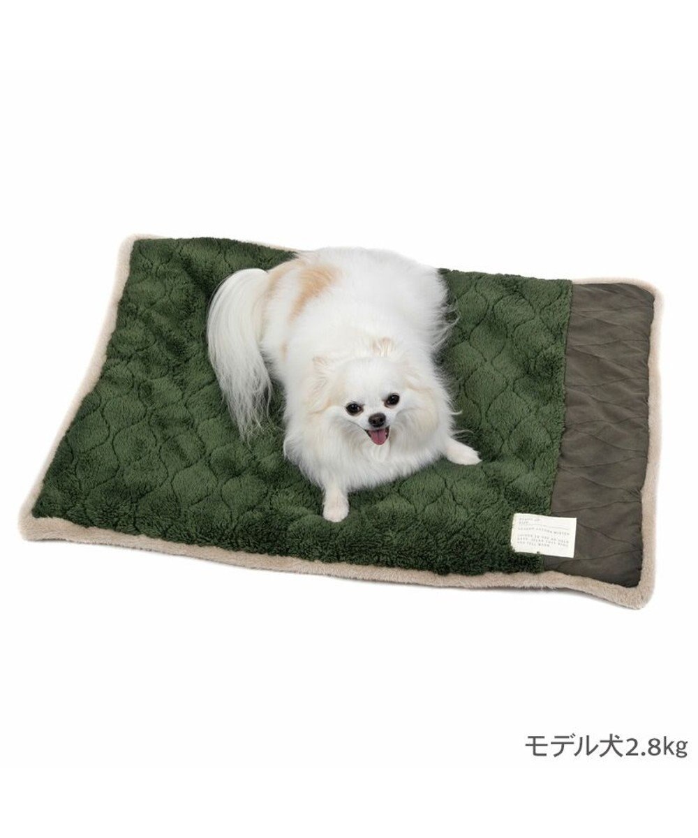 PET PARADISE ペットパラダイス 遠赤外線 マット 《オニオン柄》 角型 80×60cm 小型犬 
