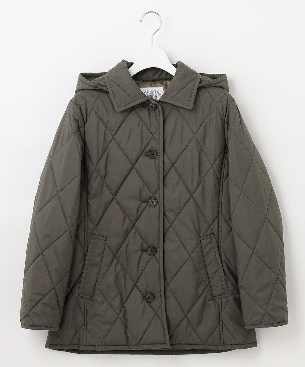 J.PRESS LADIES L 【抗菌防臭】コンパクトタフタプレミアム撥水 ショート アウター 