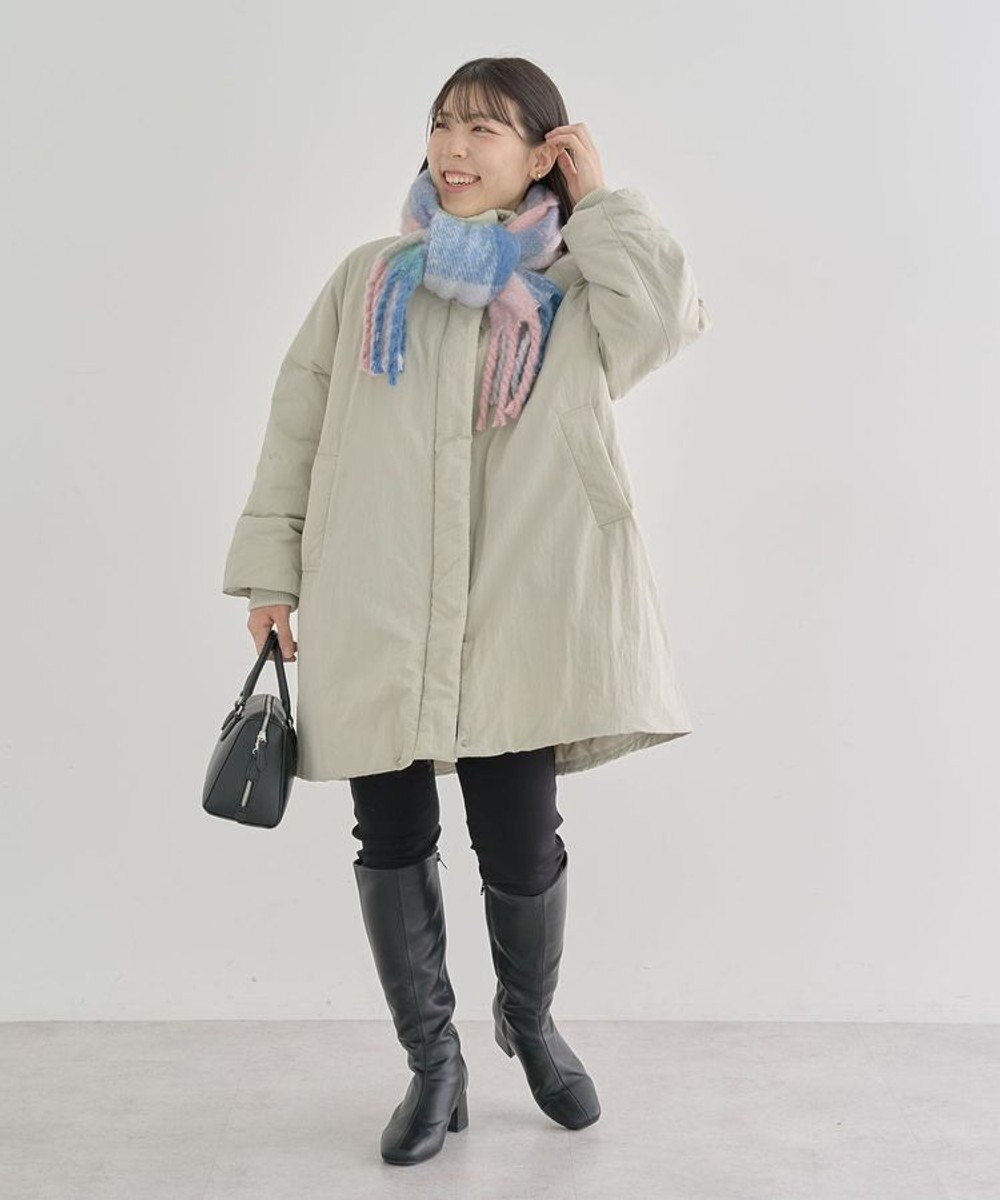 Green Parks ボリュームチェックマフラー 