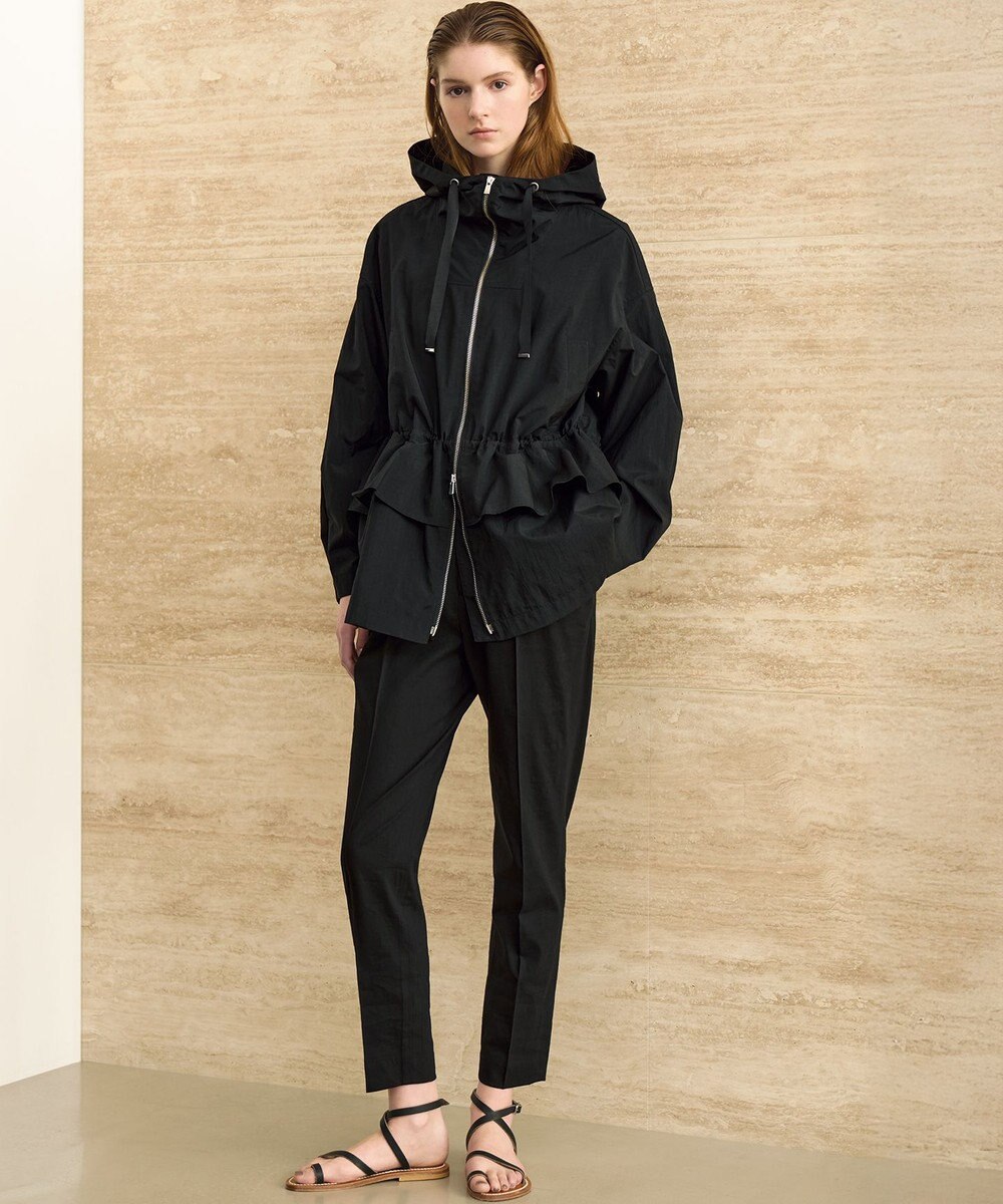 23区 【R(アール)】ナイロンライトワッシャー ペプラム ブルゾン 