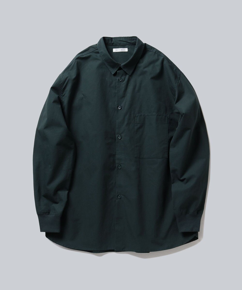 WHITE MAILS 【UNISEX】COTTON PAPER DUMP OVERSIZED シャツ 