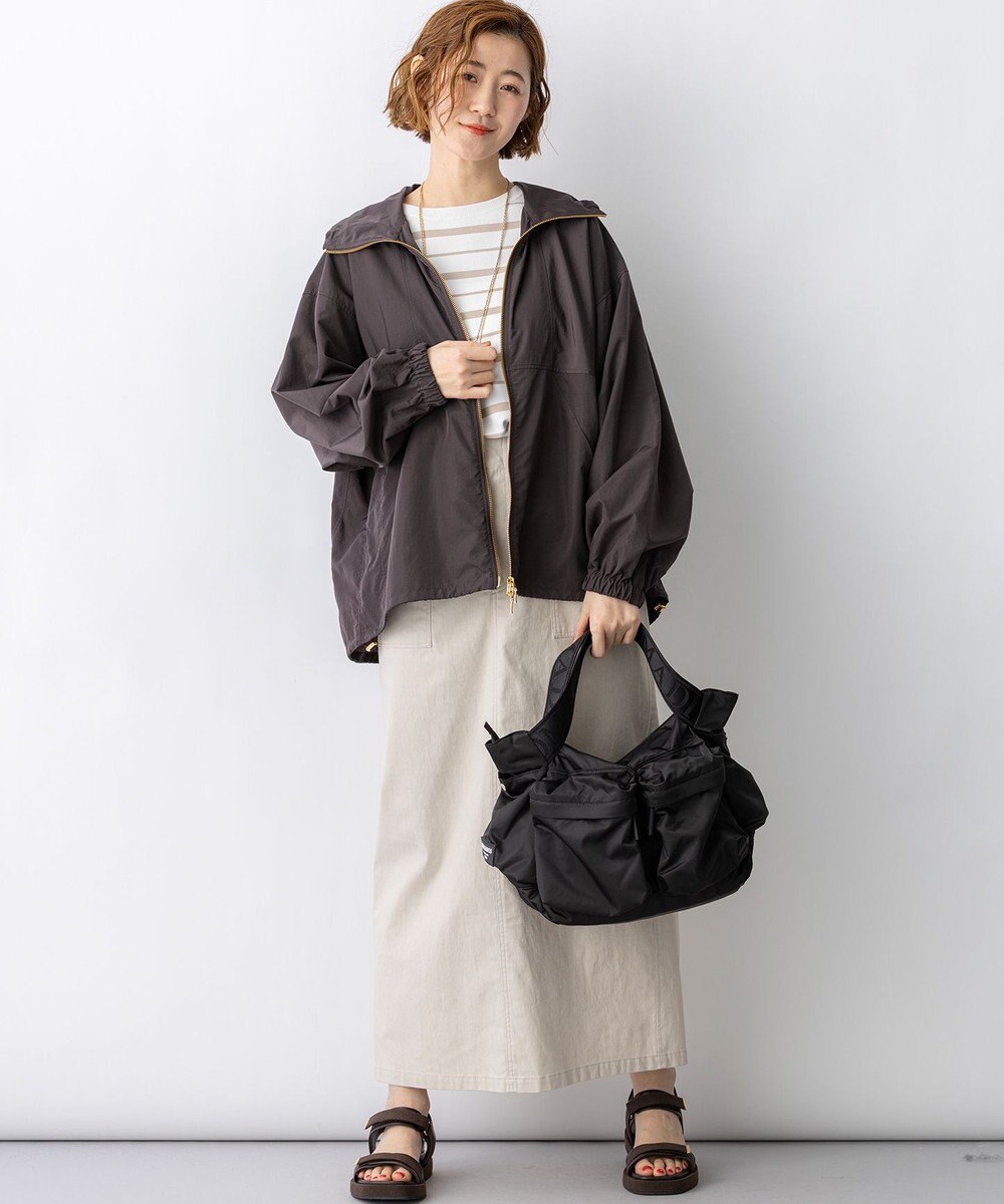 23区 【先行予約】ナイロンタイプライター ダブルジップ ブルゾン 