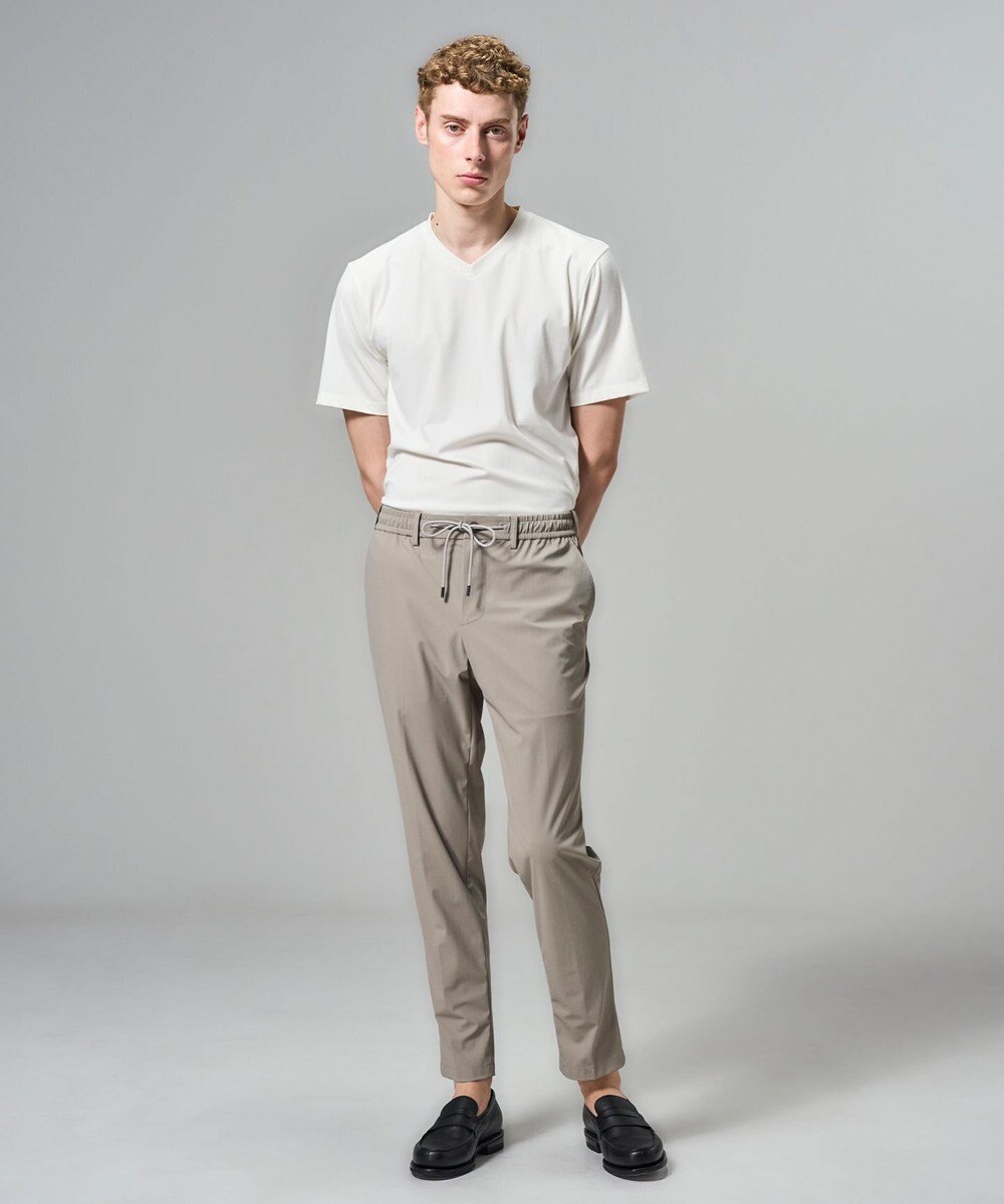 JOSEPH HOMME 【新素材】トリコスムースストレッチ 　ドロスト付テーパードパンツ / PEGG CONVERTIBLE 